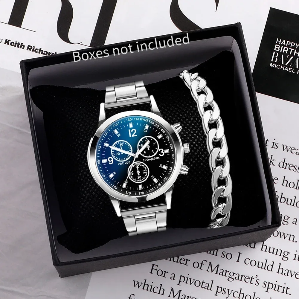 Montre homme quartz bracelet acier - accessoires Maxi Trouvaille