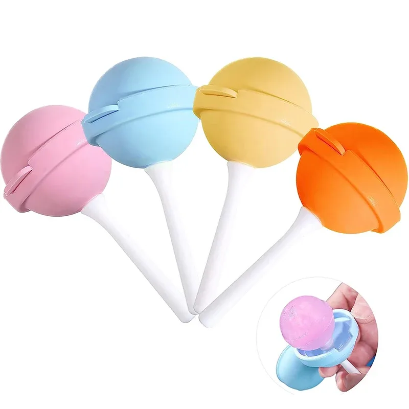 Moules à glaces en silicone avec bâtonnets