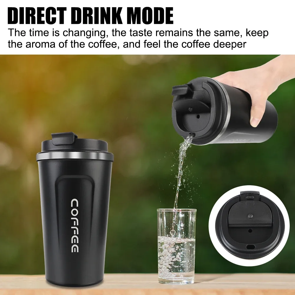 Mug thermos de voyage inox anti-fuite - cuisine Maxi Trouvaille photo 2