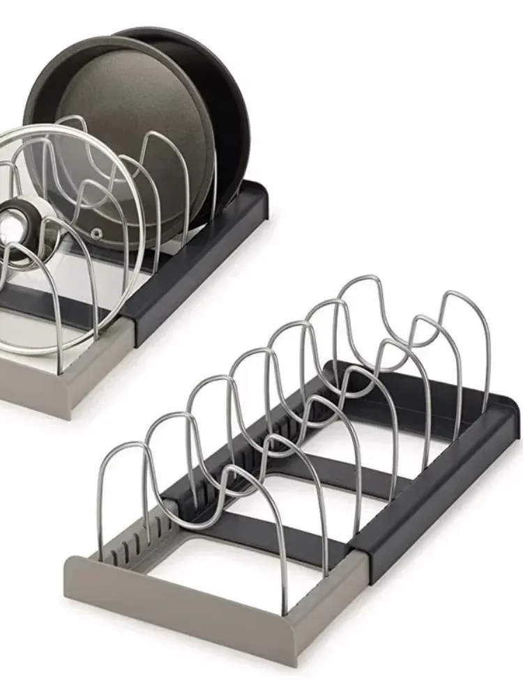 Organisateur de placard extensible en inox - cuisine Maxi Trouvaille