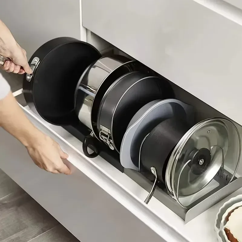 Organisateur de placard extensible en inox - cuisine Maxi Trouvaille photo 4