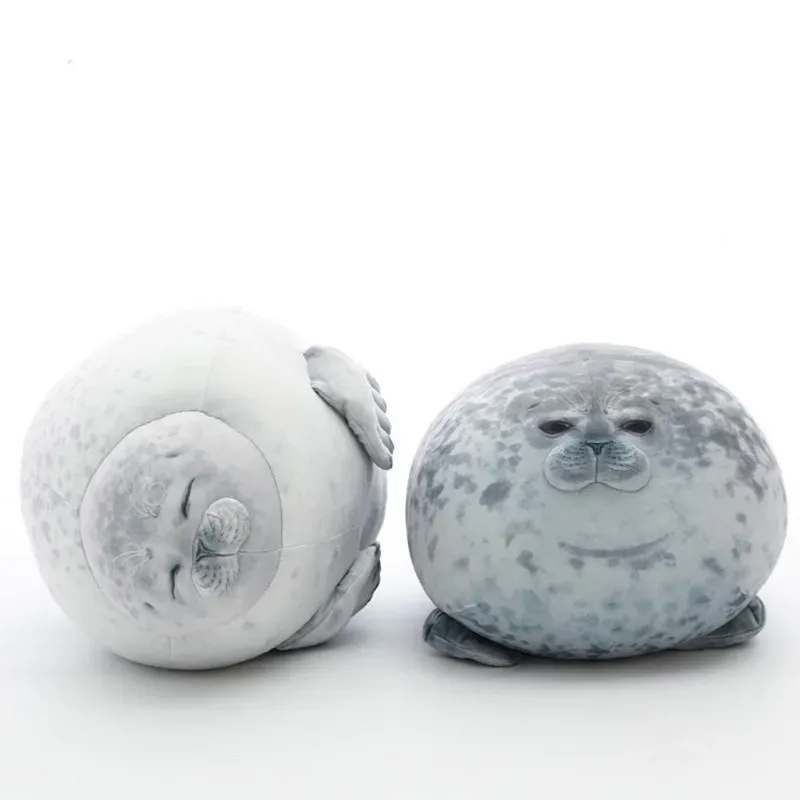 Peluche oreiller phoque grognon - enfant Maxi Trouvaille
