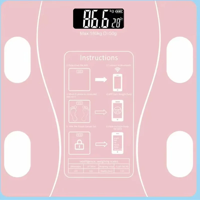 Pèse-personne connecté Bluetooth - beaute Maxi Trouvaille