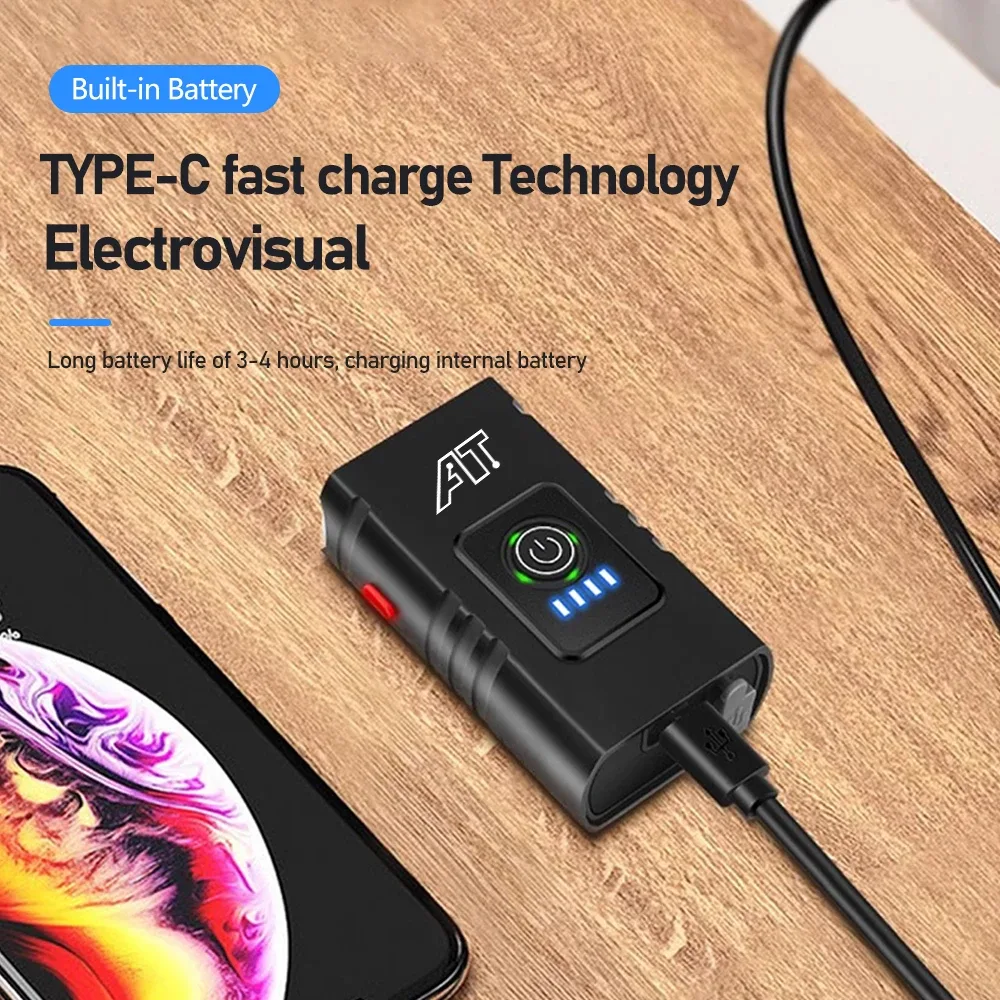 Phare de vélo LED rechargeable USB-C - auto-moto Maxi Trouvaille photo 4