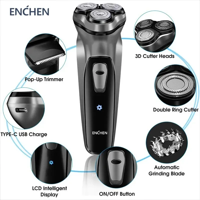 Rasoir électrique ENCHEN Blackstone 3D - beaute Maxi Trouvaille photo 2