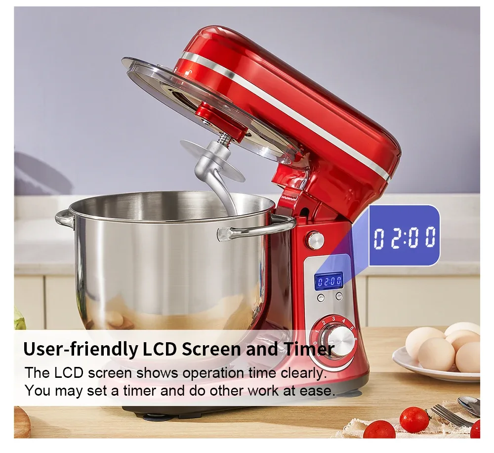 Robot pâtissier 6 L 1200 W - cuisine Maxi Trouvaille photo 2