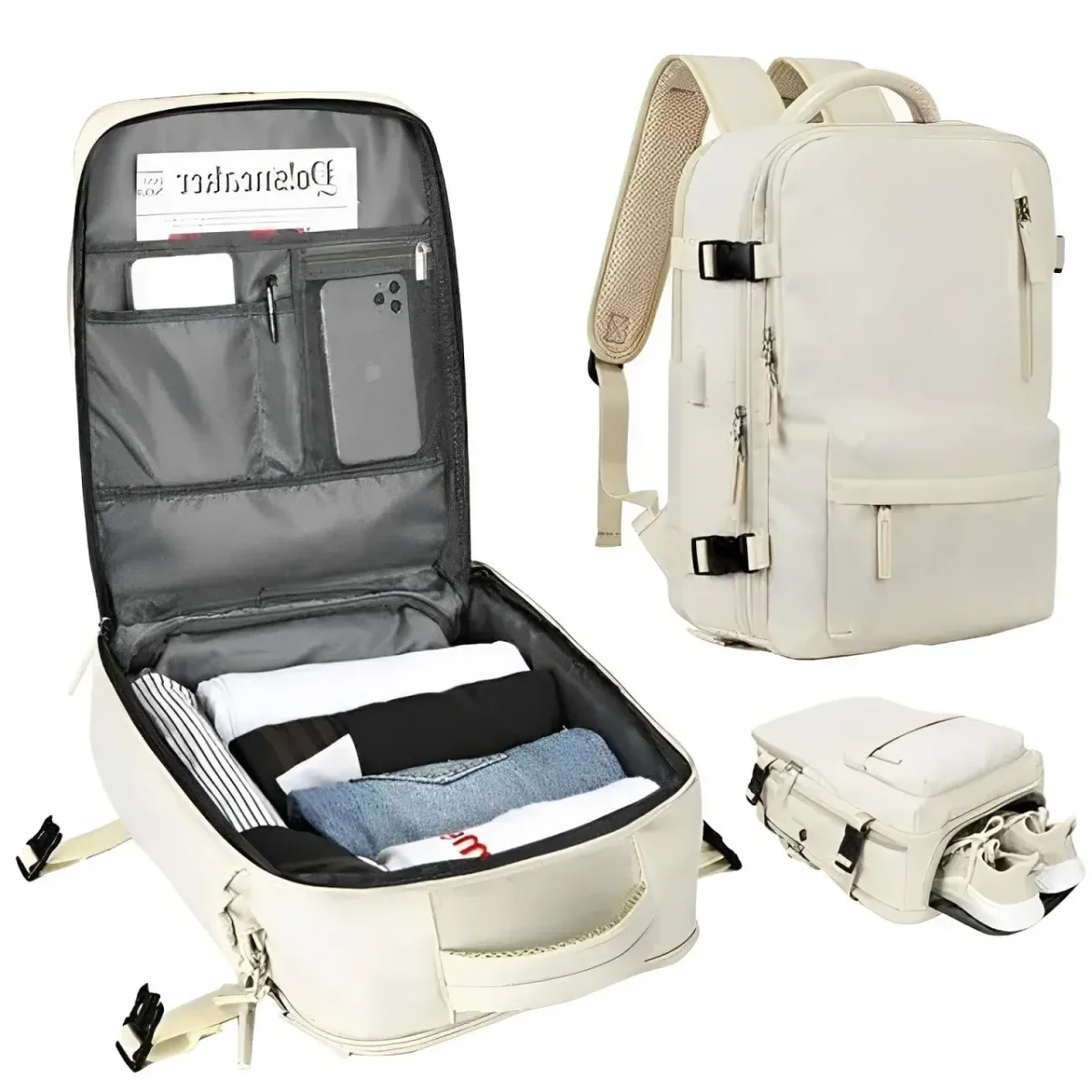 Sac à dos antivol ordinateur avec port USB - accessoires Maxi Trouvaille
