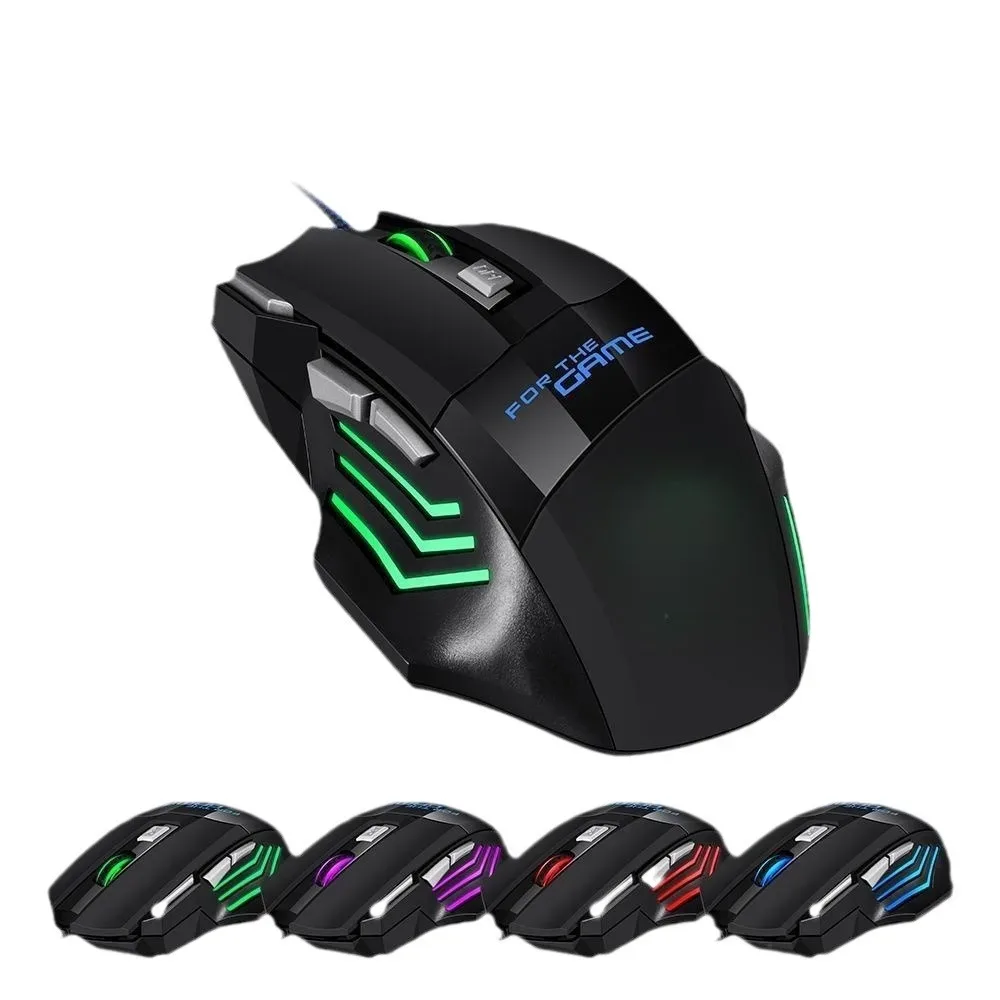 Souris gaming filaire RGB 7 boutons - boutique Maxi Trouvaille photo 2