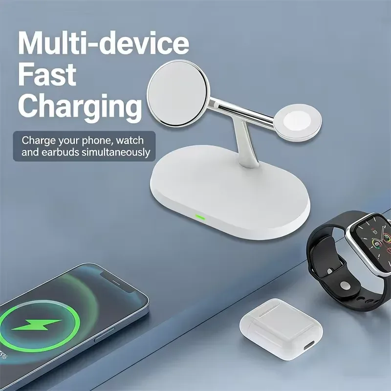 Station de charge 3 en 1 magnétique sans fil - accessoires Maxi Trouvaille photo 2