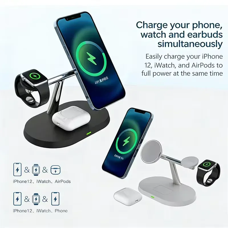 Station de charge 3 en 1 magnétique sans fil - accessoires Maxi Trouvaille photo 4