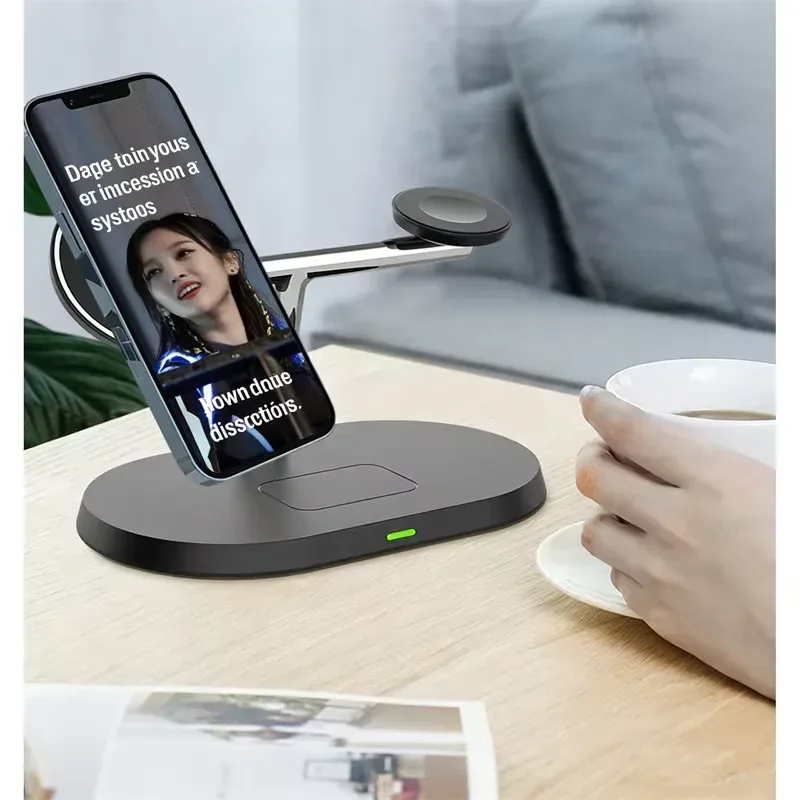 Station de charge 3 en 1 magnétique sans fil - accessoires Maxi Trouvaille photo 6