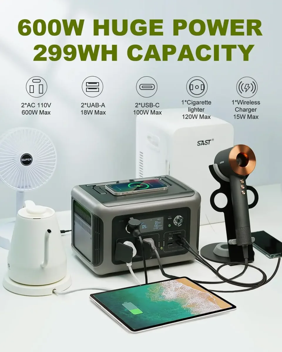 Station électrique portable ALLPOWERS R600 - outillage Maxi Trouvaille photo 4