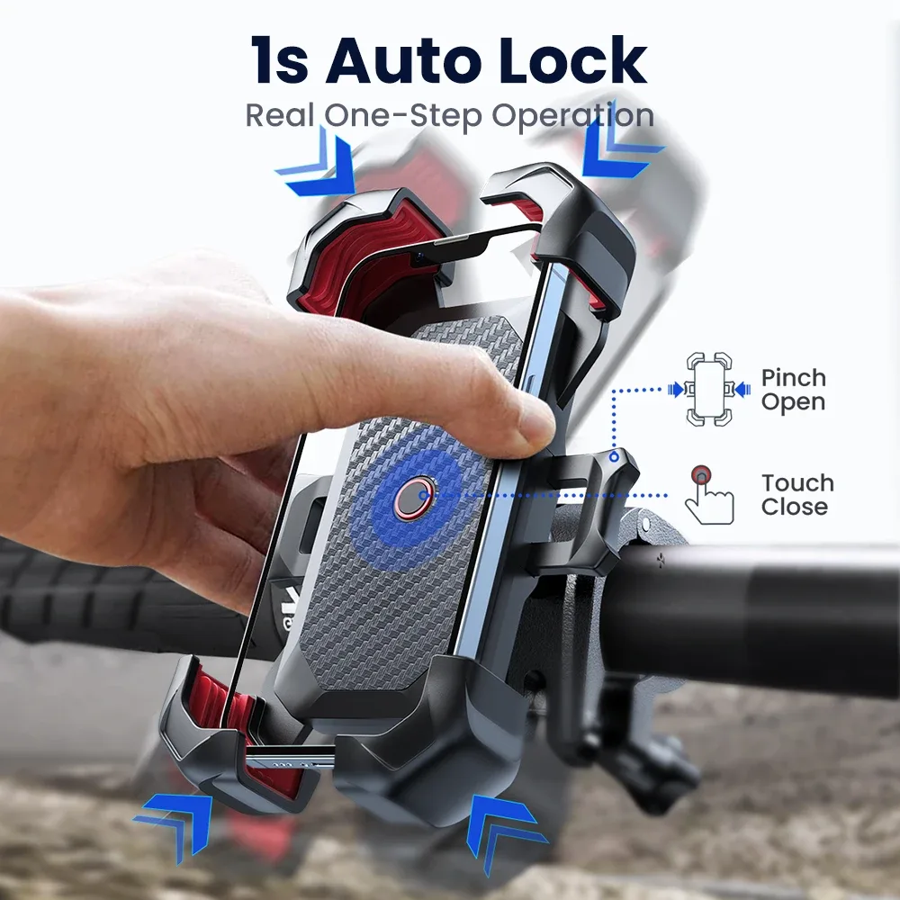 Support téléphone vélo et moto Joyroom 360° - auto-moto Maxi Trouvaille photo 3