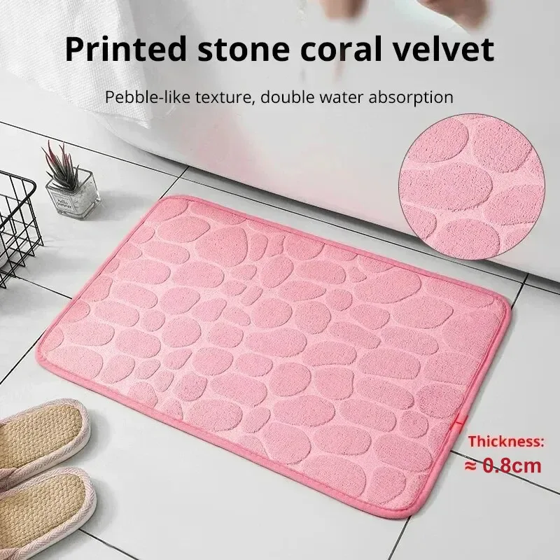 Tapis de bain antidérapant absorbant - maison Maxi Trouvaille photo 3