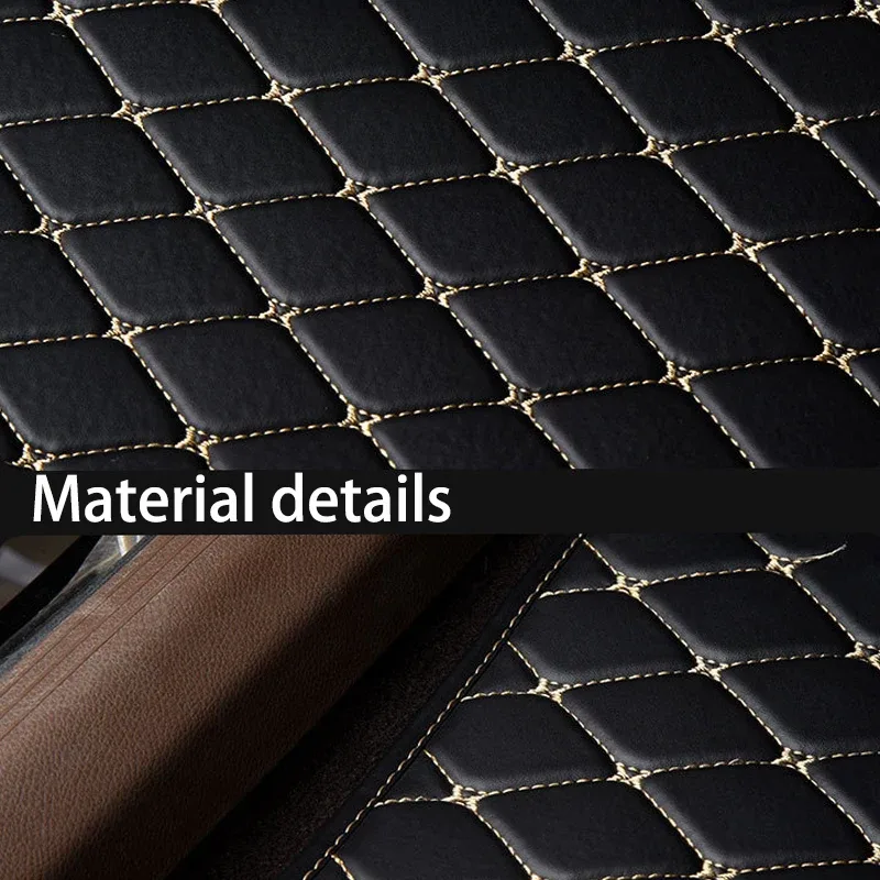 Tapis de sol voiture en cuir PU 5 pièces - auto-moto Maxi Trouvaille photo 3