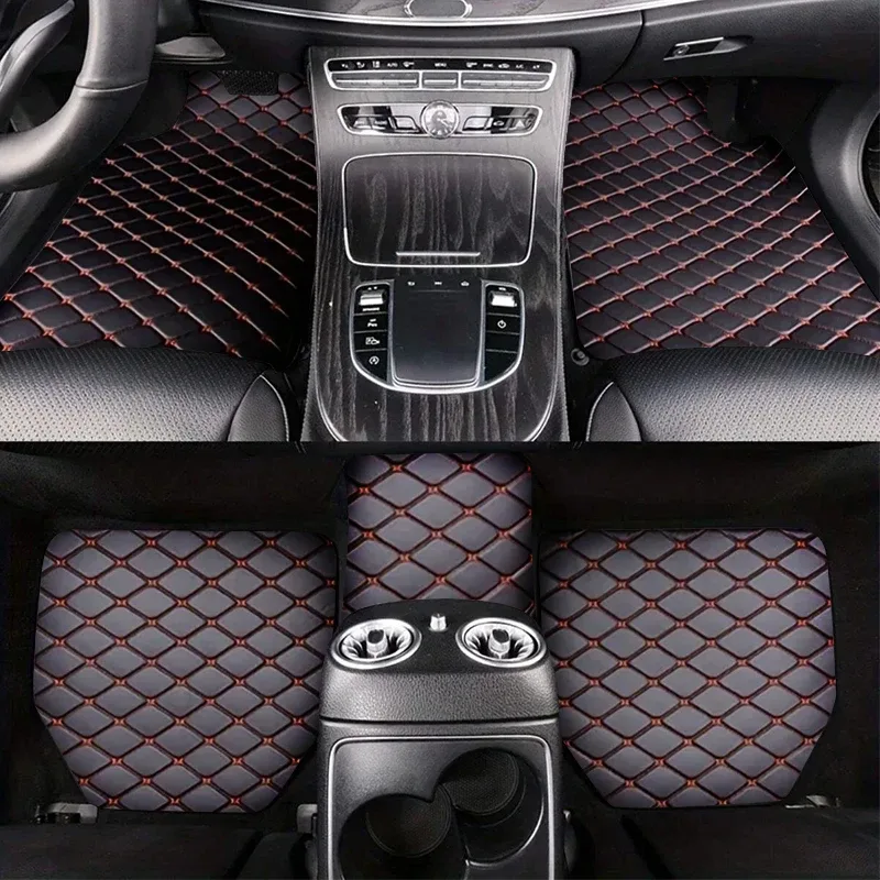 Tapis de sol voiture en cuir PU 5 pièces - auto-moto Maxi Trouvaille photo 6