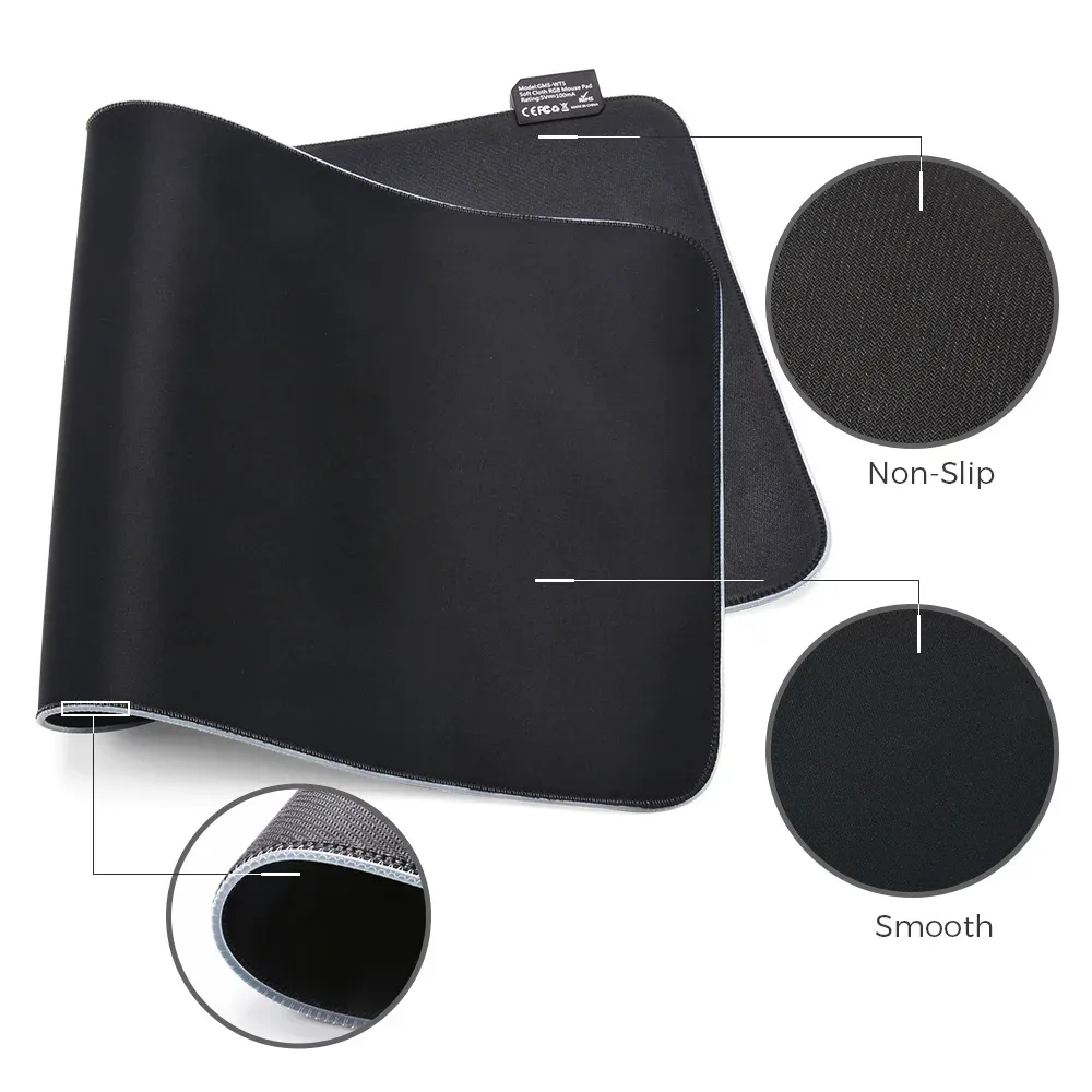 Tapis de souris gaming LED RGB étanche - boutique Maxi Trouvaille photo 2
