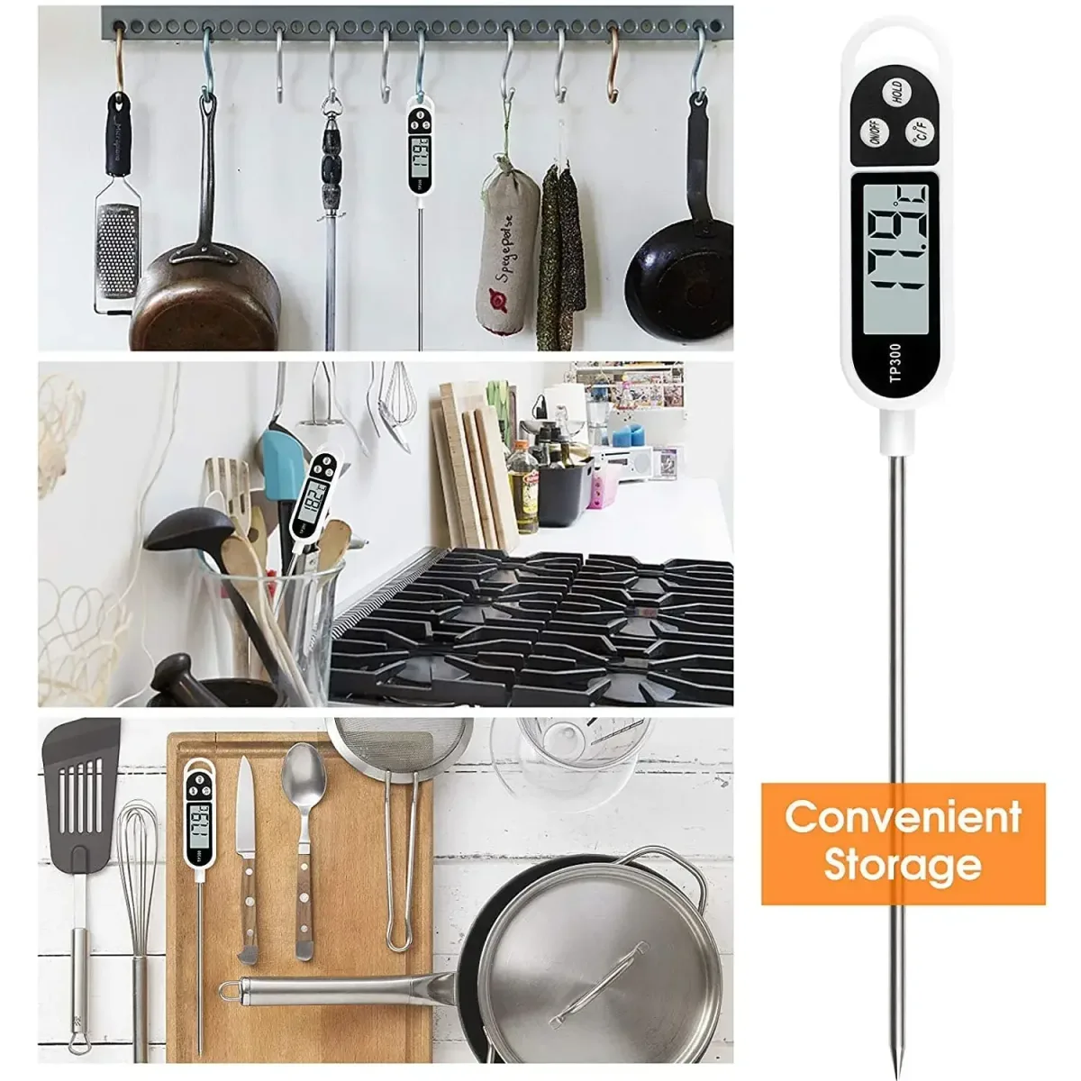 Thermomètre de cuisine numérique à sonde - cuisine Maxi Trouvaille photo 3